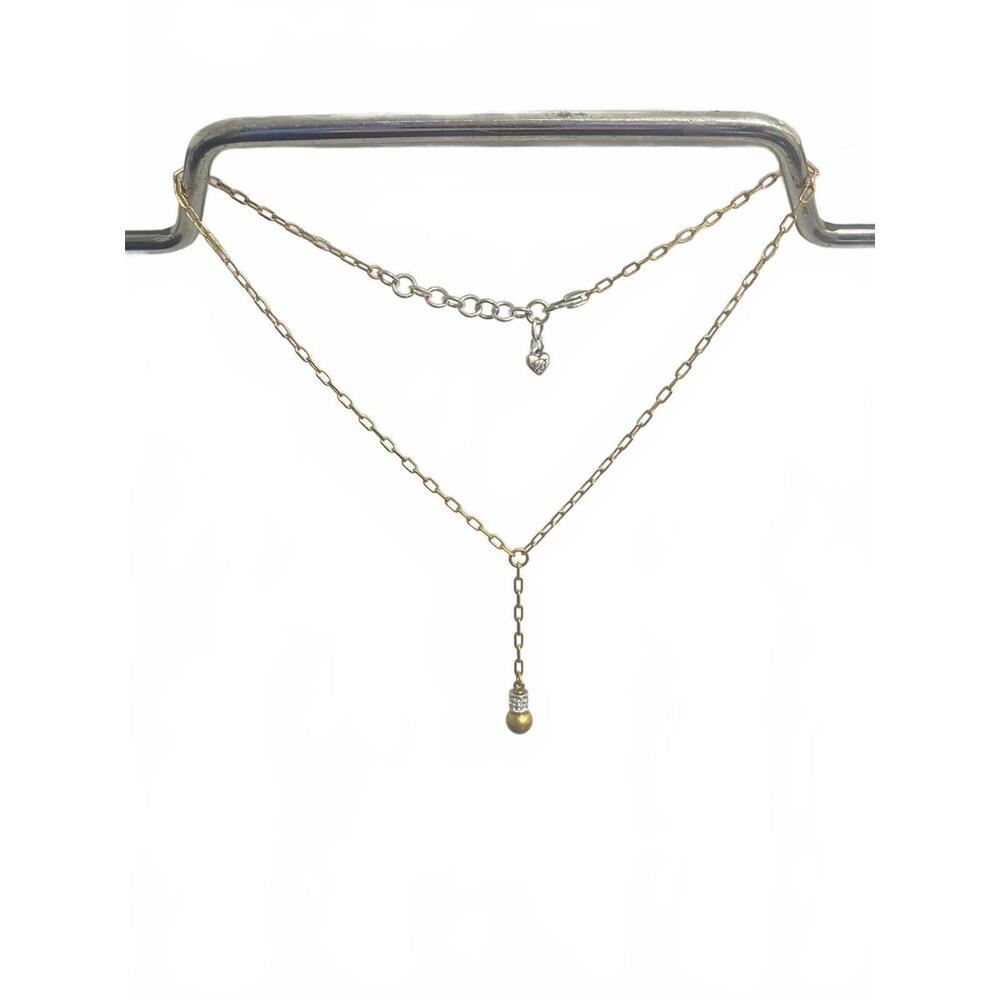Brighton Gold and Silver Pendant Necklace